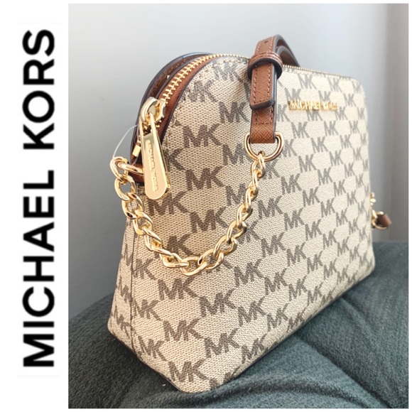NWT authentic MK monogram Cindy dome crossbody - Picture 3 of 5